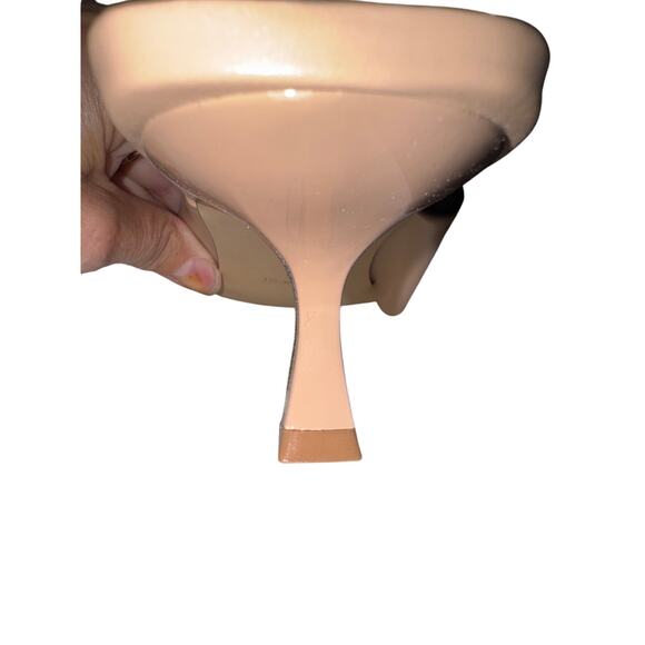 Brand New Nine West Women's Size 11M Light Pink Slip On Heeled Sandal heels - Picture 7 of 7